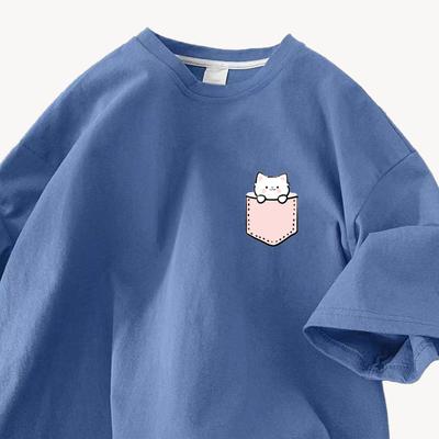 Хлопковая футболка с коротким рукавом Женская 2025 Лето Новая Хлопковые Боди Рубашки Повседневные Топы