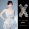 Lace Mesh Gloves Princess Dress Accessories for Weddings & Photo Shoots
