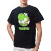 [Fineplus] Футболка, с коротким рукавом, Super Mario, принт Yoshi, товары, товары с персонажами