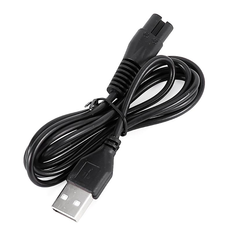 USB 8-образный хвостовой зарядный кабель USB-интерфейс Кабель для бритвы Кабель для зарядки электрической бритвы 8-образный хвостовой кабель