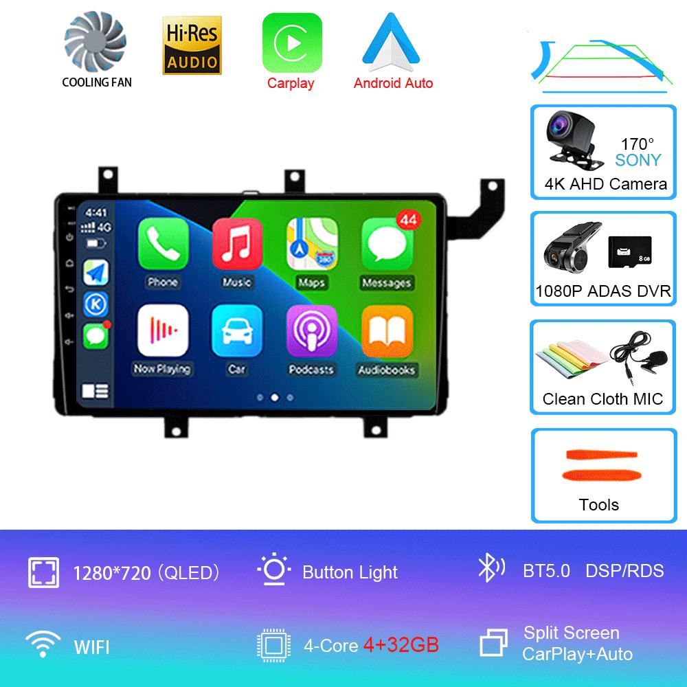 Автомагнитола Android 14 Carplay Auto Для Toyota Tacoma N300 2015-2021 Мультимедийный Видеоплеер GPS Навигация Стерео Головное Устройство Аудио