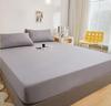 2024 Non-slip Solid Color Single Bed Fitted Sheet Dust Cover - Ins Style