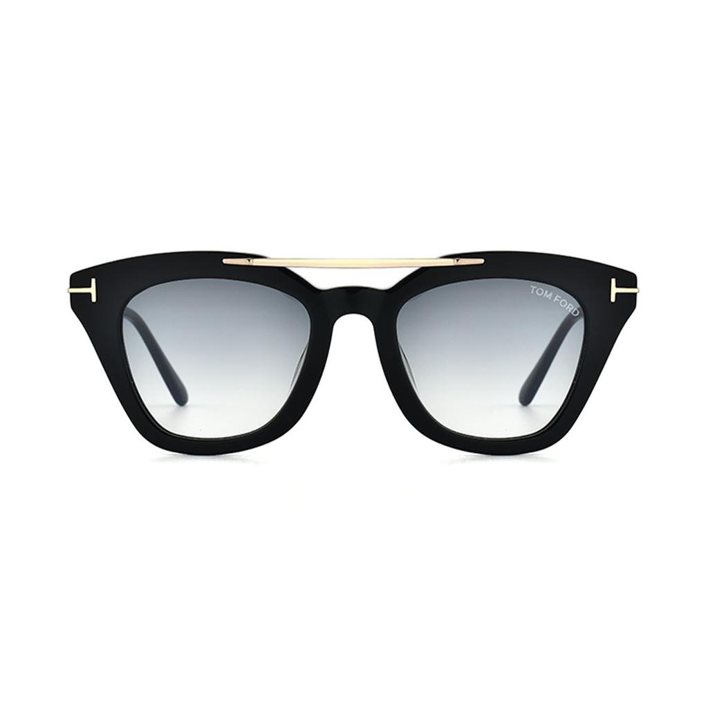 TF Mirror Leg Logo Irregular Shape Sunglasses Women sunglasses Multicolor TF0575F