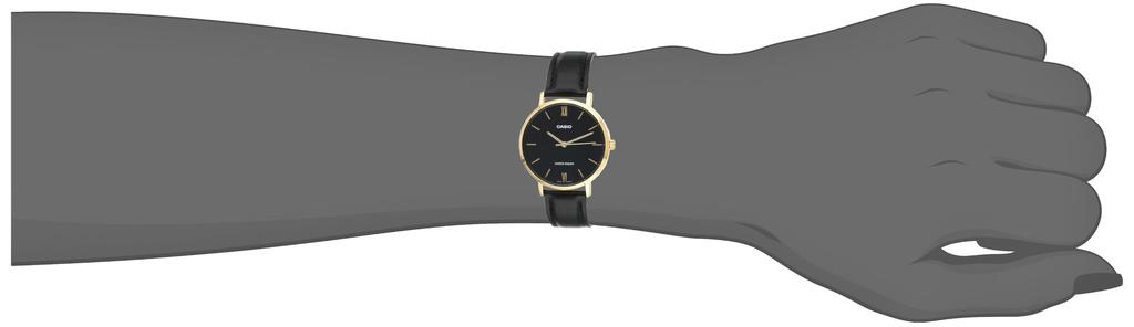 Casio Standard Black Analog Casual Quartz Watch Shipping LTP-VT01GL-1B Women's (International Available)