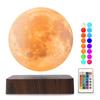 Magnetic Levitation Moon Light, Floating 3D Print Moon Lamp with Auto Rotation, Remote Control, Adjustable Brightness, Timer Function, Ambient