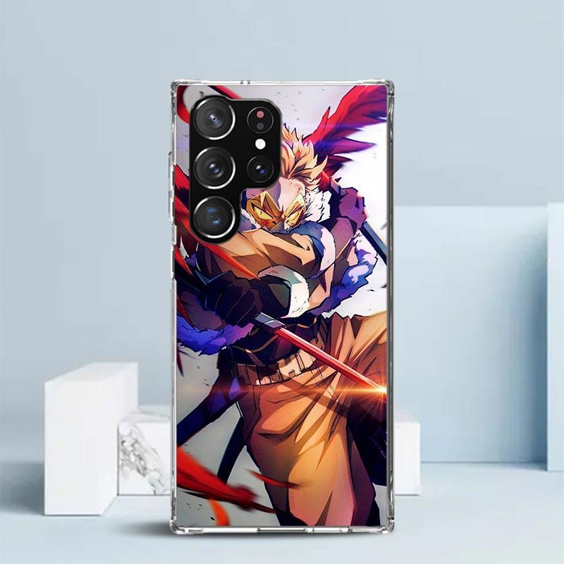 Чехол-книжка Hawks MHA My Hero A-Academy для Samsung Galaxy S25 Edge S26 S24 S23 Ultra Чехол для телефона S22 S21 Plus S20 FE С рисунком