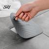 Waterproof Drain Cover Shower Tub Stopper, Silicone Floor with Kitchen Sink Handle, Universal Size Debris Catcher for Kitchen, Bathroom and