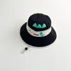 Kids Summer Hat 50-54cm Thin Cartoon Fisherman Cap Boys Girls Cute Dinosaur Sun Hat Breathable Mesh Panama Hat Toddler Baby