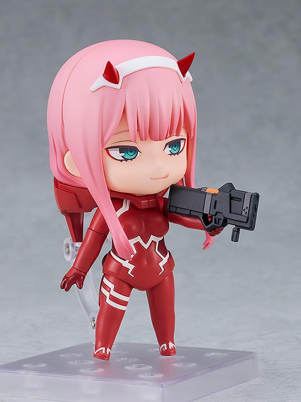 Нендороид Дарлинг в костюме пилота Franxx Zero Two Ver. Немасштабная подвижная фигура, раскрашенная из пластика.