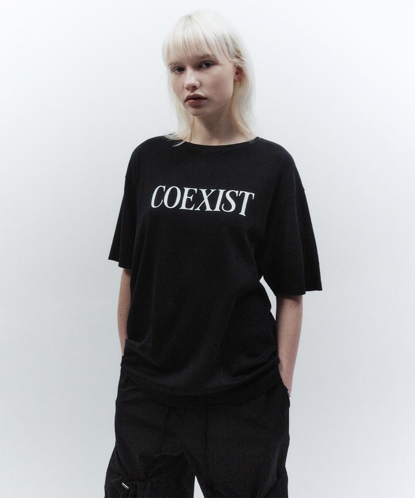 INSILENCE ЖЕНСКАЯ Футболка Coexist Черная
