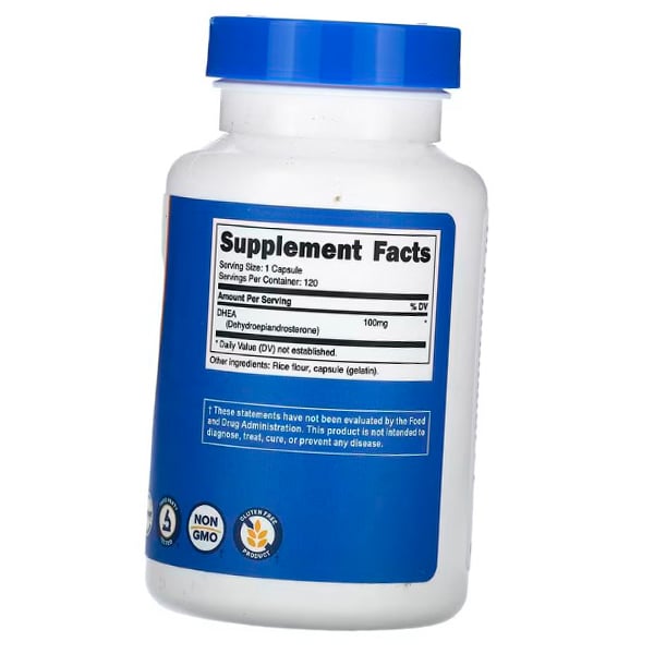 Дегидроэпиандростерон, ДГЭА 100, Nutricost (72647005)