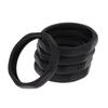 Perfk 5-Piece Microphone Slip Protective Rings, Microphone Accessories, Available In 3 Colors - Black