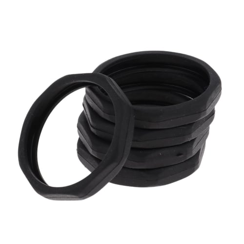 Perfk 5-Piece Microphone Slip Protective Rings, Microphone Accessories, Available In 3 Colors - Black