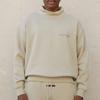 Fear of God Essentials Флисовый пуловер с воротником-стойкой Унисекс Толстовка Фисташково-зеленый FOG-FW21-010