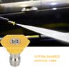 1Pc 1/4" Quick Connect Garden High Pressure Washer Spray Nozzle 0 15 25 40 60 Degree Watering Soap Nozzle Tip Garden Cleaning