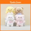 Cute Plush Animal Keyring Pp Cotton Filling Cartoon Style Kids Doll Collector