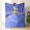 Multiple Sizes Pokemon Cubone Printed Blanket Flannel Fluffy Soft Blanket for Adult Kids Plush Sofa Bed Car Camping Luxury Gifts