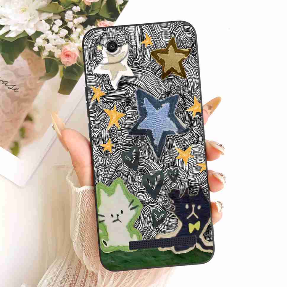 For Xiaomi Redmi 4A Case 5.0" Cute Cat Butterfly Cartoon Soft Silicone Cover For REDMI 4A Redmi 4A Protective Shell Bumper