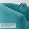 Бархатный чехол для клубного стула, эластичные чехлы на кресла, чехол на стул для ванны, чехол для дивана, спандекс, чехлы для диванов для барной стойки, гостиной