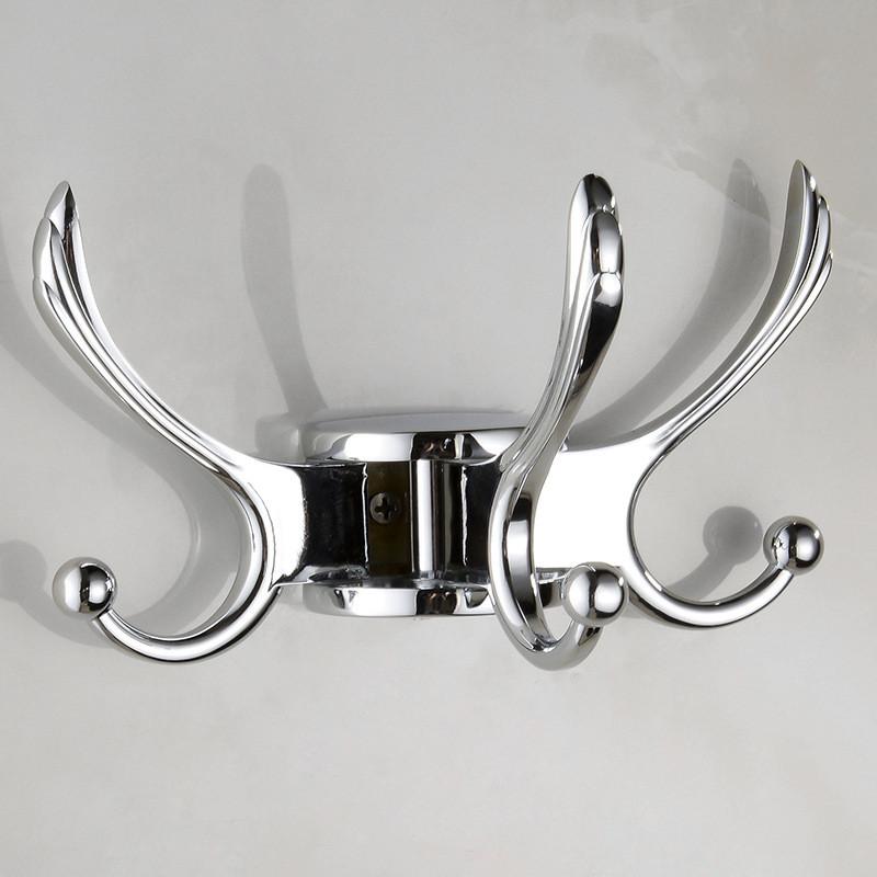Tuqiu Bathroom Towel Hooks Wall Robe Hooks Black Kitchen Hanger Hook Gold Key Hat Bag Hanger Holder Clothes Hook 5 colors