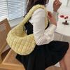 Fashionable Underarm Bag New Cloud Bag Niche High-end Shoulder Bag Down Bag Women Large Capacity Pleated Bubble Bag