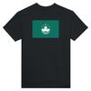 T-shirt - PIXELFORMA - Drapeau de Macao - Noir - 100% coton - Manches courtes