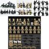 Mini Puzzle Game Set 8 Special Forces Action Figures With Removable Joints And Weapons