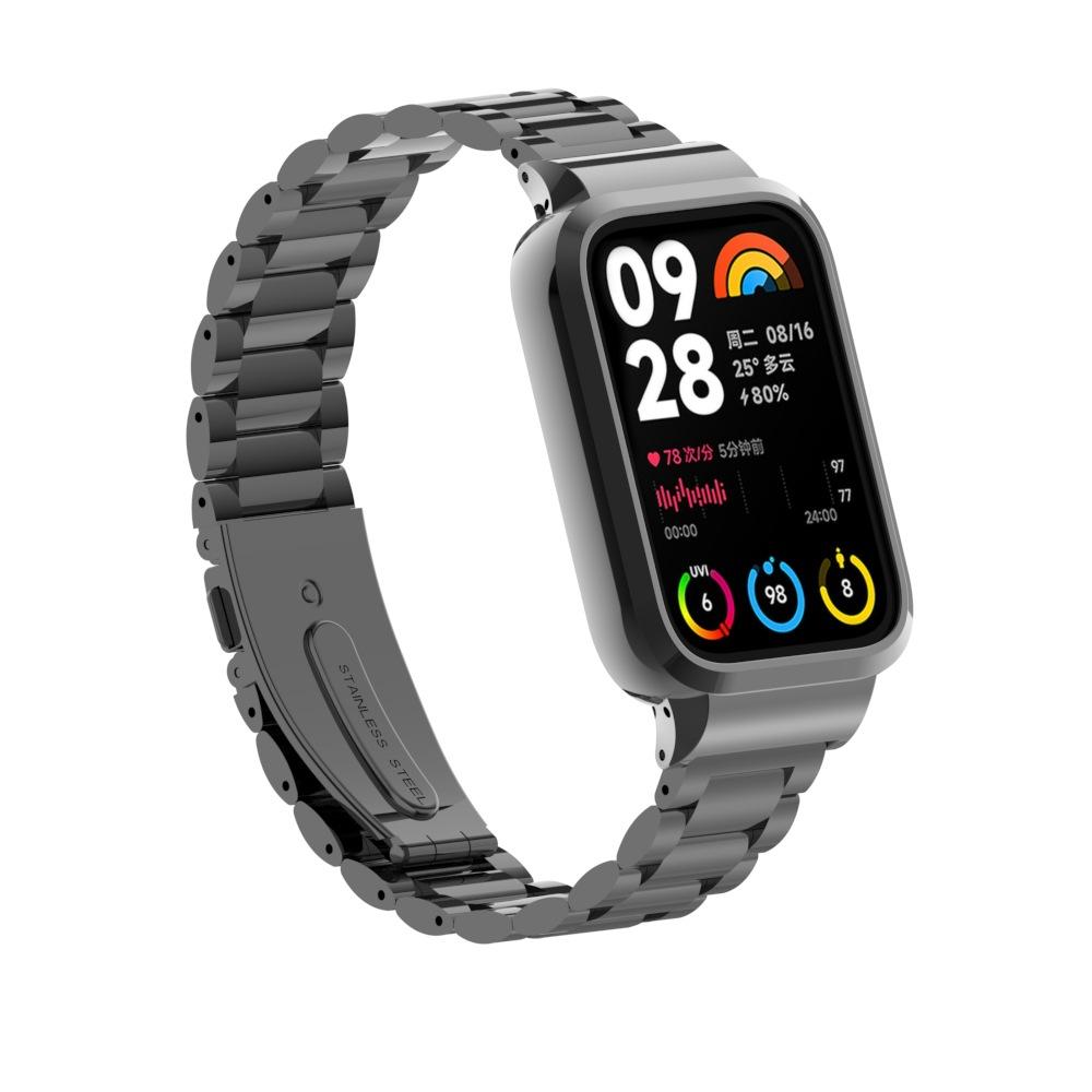 Для Xiaomi Mi Band 8 Pro Ремешок из нержавеющей стали Металлический ремешок Защитный чехол-рамка для mi band 8 pro Защитный браслет Каркасы