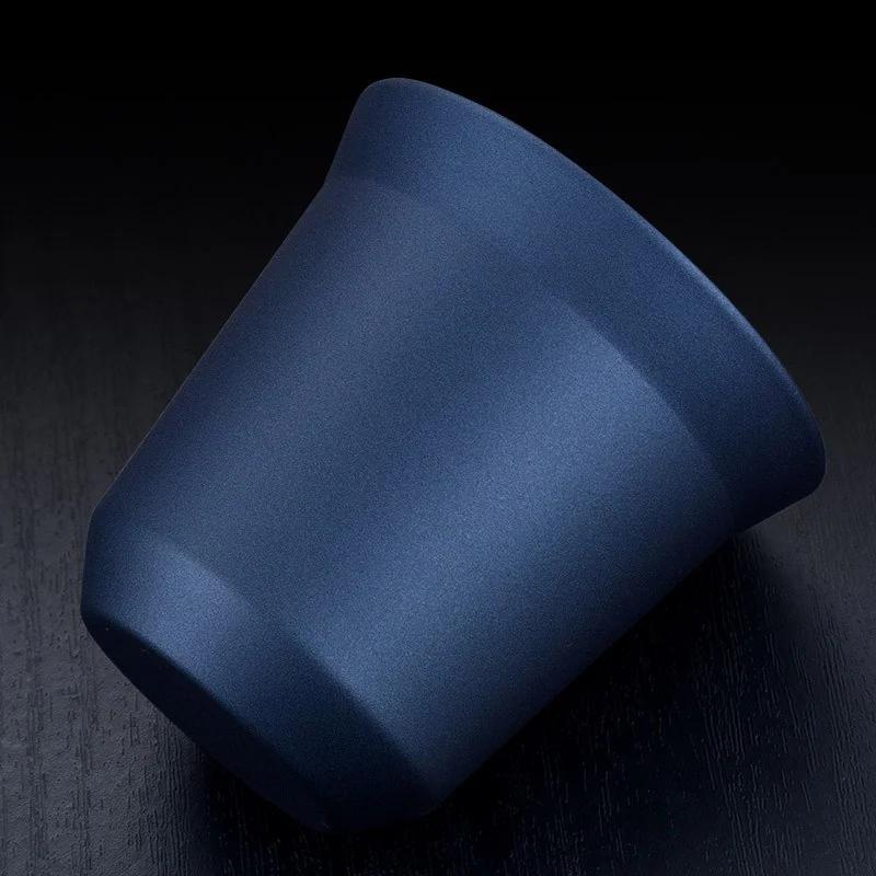 80 мл набор чашек для эспрессо из нержавеющей стали с двойными стенками 304 из нержавеющей стали маленькая кофейная чашка капсула молочная кружка с двойными стенками изолированная