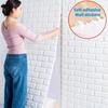 70x1000cm 3D Brick Wall Stickers DIY Decor Self-Adhesive Wallpaper For Kids Room Bedroom Kitchen Home Wall Decor