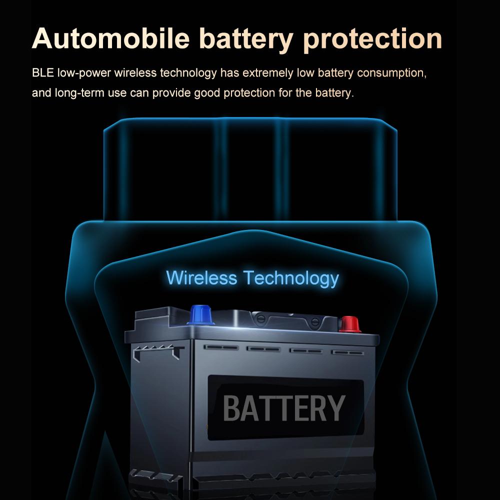 Автомобильный сканер OBD2 Code Reader для автодиагностики, универсальный с переключателем DA100, тест аккумулятора двигателя, автомобильные аксессуары, сканер OBD 2, стирание кодов неисправностей