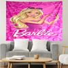 Barbie Tapestry for Bedroom Aesthetic Classroom Tapestries Wall Hanging for Living Room Dorm Office,Ideal Creative Gift