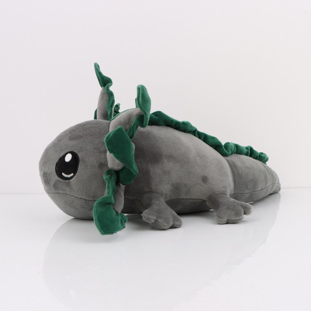 Аксолотль плюс саламандра ящерица красочная милая кукла-рыба шестиугольная плюшевая игрушка-динозавр