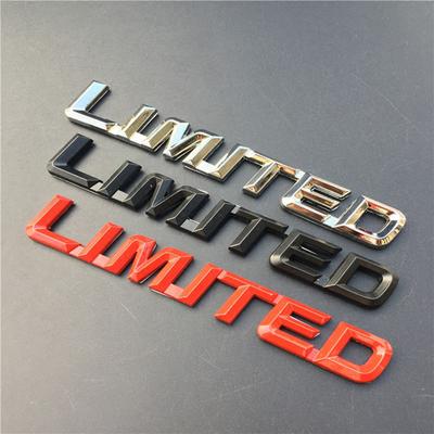 3D Металлический Хромированный Черно-Красный Логотип LIMITED Эмблема Накладка на Крыло Автомобиля Наклейка на Багажник Для Highlander LIMITED Наклейки Аксессуары