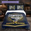 North Queensland Cowboys Customized Name Text Bedding Set, 1 Duvet Cover & 2 Pillowcases Personalized Bedroom Gift