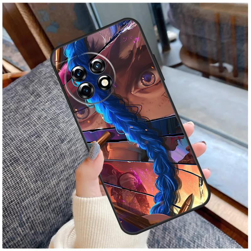 Чехол с рисунком Аркейн Джинкс Вай для OnePlus Nord 2 2T CE 3 Lite N20 N10 N100 N200 8T 9R 10R 10T 11 8 9 10 Pro