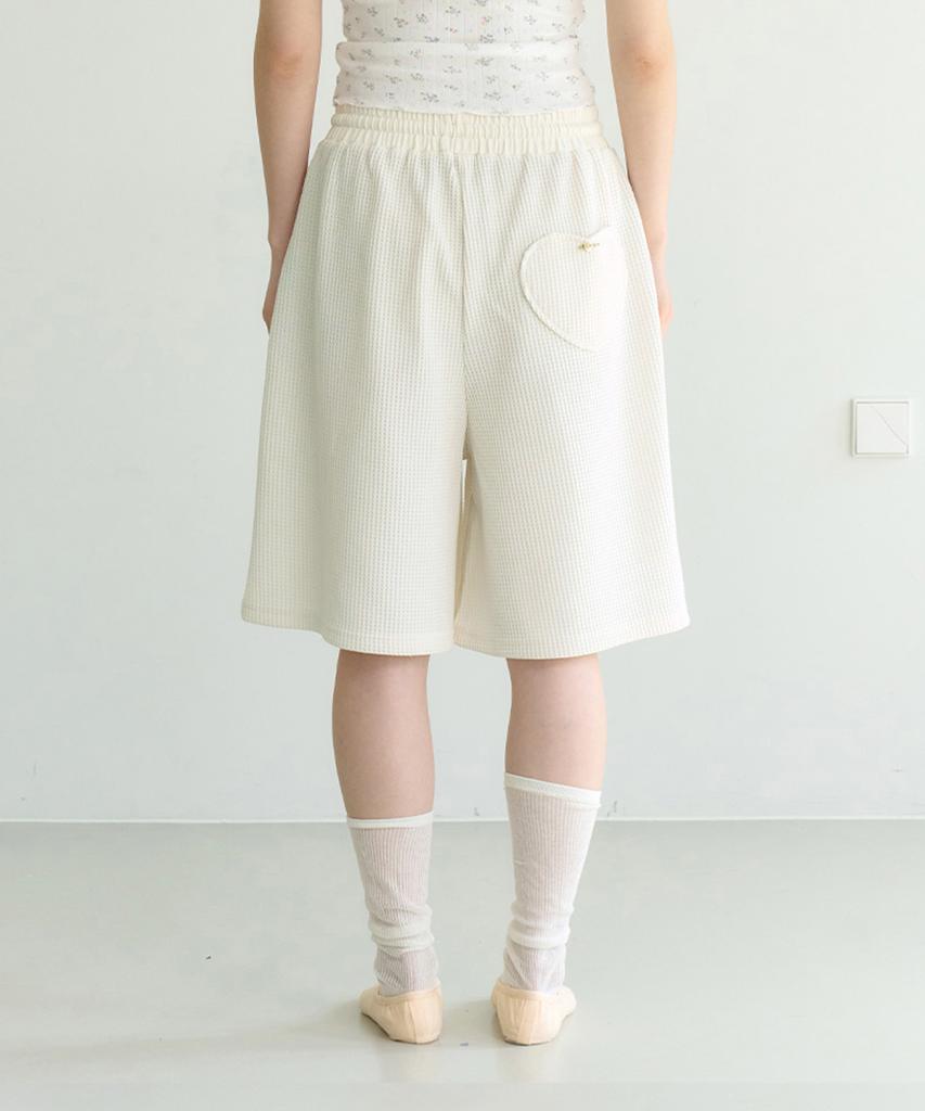 FUNFROMFUN Dumbo_Waffle Shorts (Cream)