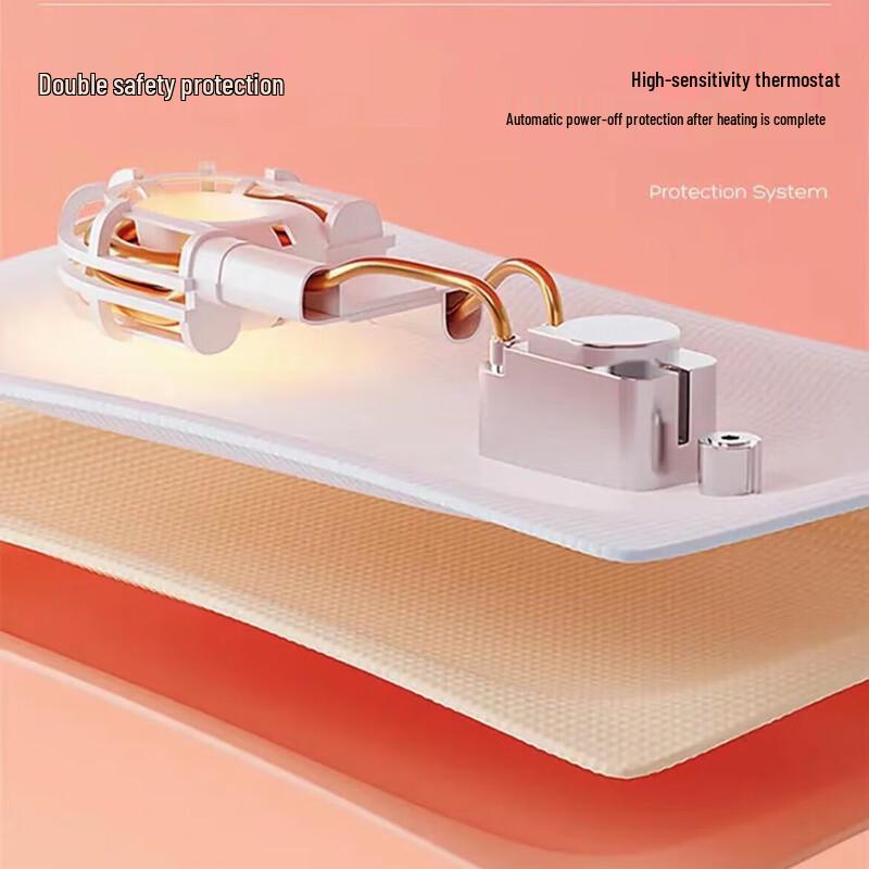 Rainbow Electric Hand Warmer with Fleece Sleeve