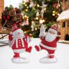 Christmas Desktop Ornament Resin Figurines Miniatures Decoration for Home