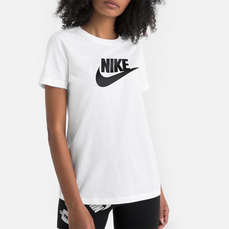 Nike Casual Sports Round Neck Training Short Sleeve T-Shirt Women Tops White BV6169-100