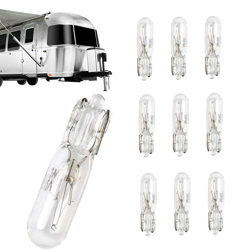 Halogen Bulbs | T5 286 Halogen Bulbs 1.2 Watt 2 Pin,Cluster Gauge Dash Lamp