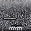 10PCS Patchwork Carpet Self-absorbing Non-adhesive Floor Rug Flocked Polyester Kitchen Bathroom Hotel Office Solid Colour Mat Non-slip