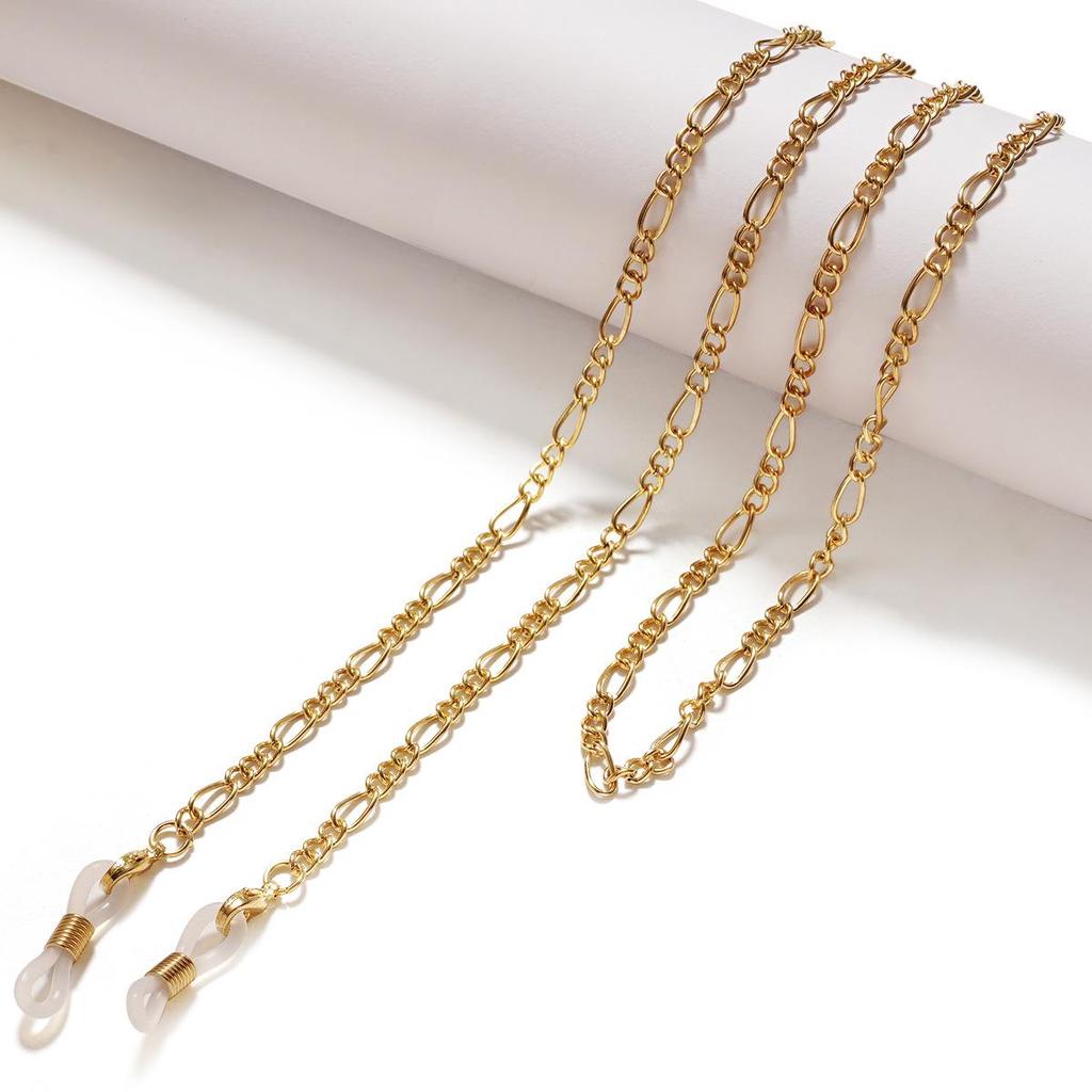 Вязаная цепочка двойного назначения для очков и маски с застежкой-лобстером - Защита от падения, модный аксессуар