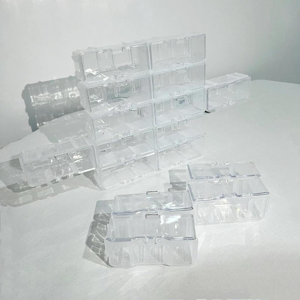 Tomica Case for Miniature Holds Freely Clear Dustproof and No Safe Ideal for Display and Storage of Cars, 10/40 Cars, Wall-Mountable, Combinable, Lid,