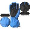 Children Snow Ski Gloves Waterproof & Windproof Winter Gloves Thermal Gloves Outdoor Warm Mittens Boys Girls Full-Finger Mittens Cold Weather Hand