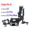 Новинка для iPhone 11 Pro 11Pro Max USB-порт для зарядки, микрофон, док-станция, соединительная плата, гибкий кабель, запасные части