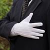 Белые перчатки для смокинга