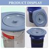 Plastic Movable Toilet Lid Potty Seat Camping Bucket Seats Toilet Seat Lid Home Outdoor Accessory