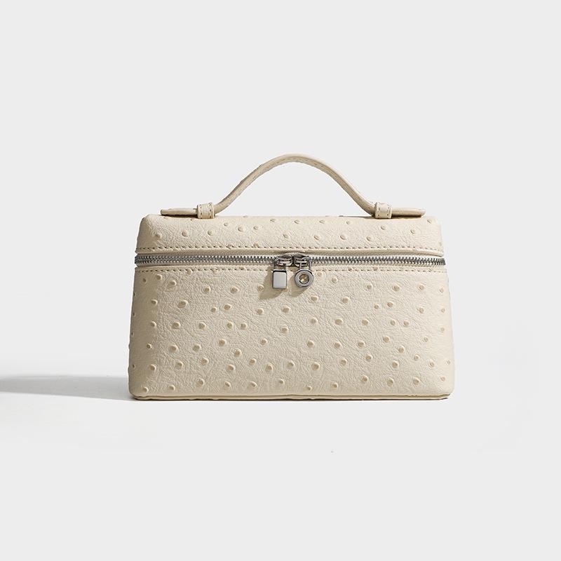 LP19 Fashionable Versatile 2025 New Genuine Ostrich Leather Crossbody Bag - Gigi Style Handbag