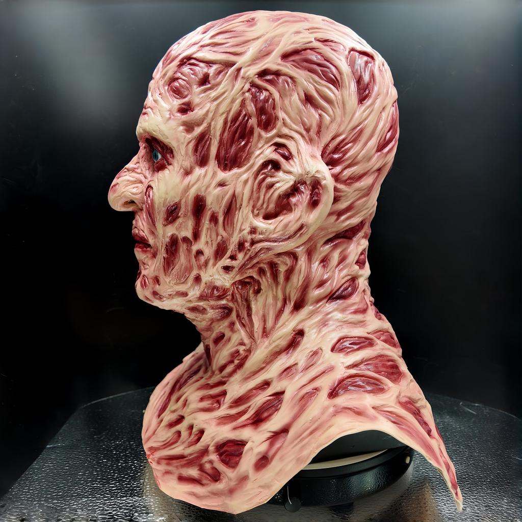 New Halloween Freddy Mask, Horror Movie Biochemical Zombie Ghost Headgear, Jason Zombie Headgear